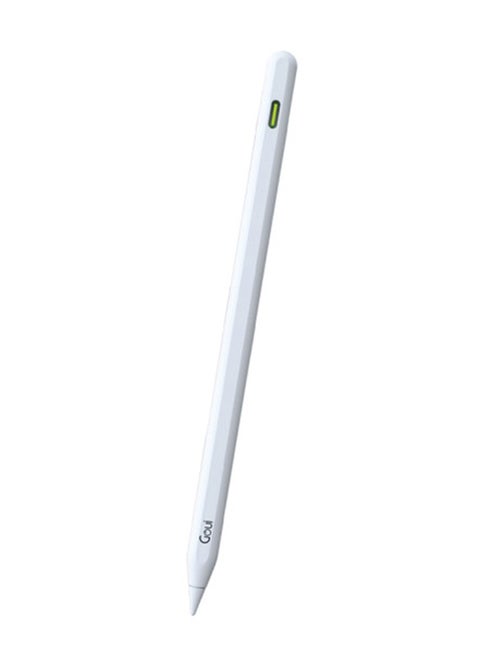 Pen Stylus for iPhone and iPad – Precision Touch with Palm Rejection, Wireless Charging, and Magnetic Attachment – Compatible with iPad 2018 and Later - White