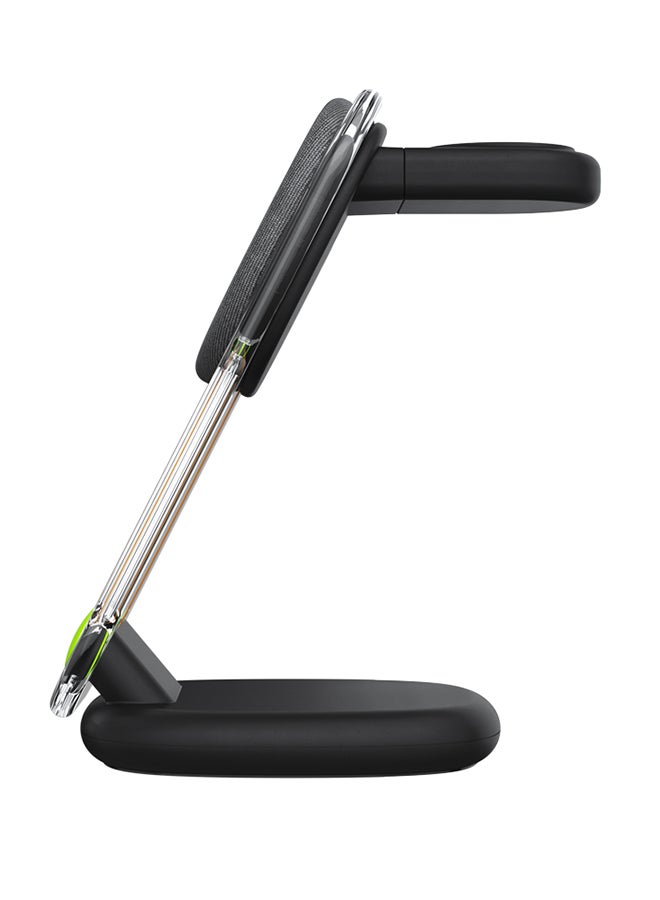 Goui - 3-in-1 Ultra-Fast Wireless Charger – Simultaneously Charge Your Apple Watch, AirPods, and Phone with Ease and Speed – Convenient, Time-Saving, and Efficient Charging Solution - Black - Image 1