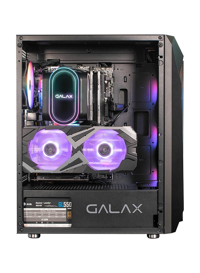 BOLT PC-AMD Ryzen 5-5600X/16GB RAM/512GB SSD/GIGABYTE B550M Aorus Elite/MSI RTX4060 GAMING X GDDR6 8GB//PSU Silent Storm 750W/GALAX PC Case (REV-05) 4-Fan/Windows 10/ REV5- REV5-Black - Image 3