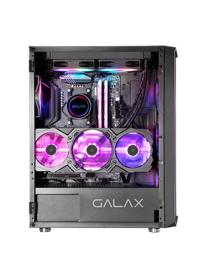بولت - جهاز كمبيوتر شخصي - Intel Core i7-12th Gen/16GB RAM/512GB SSD/ASUS Prime X570 Pro/ASUS Dual GeForce RTX™ 2060 EVO GDDR6 6GB/DeepCool GAMMAXX L240-A RGB AIO 240MM/PSU Cougar 650W GX-F Aurum 80 Plus ذهبي/ حافظة كمبيوتر جالاكس (REV-07) 4 مراوح/ويندوز 11/ REV7- - Image 1