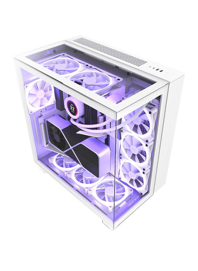 PC-Intel Core i9-13th Gen/32GB RAM/2TB SSD/ASUS TUF Gaming Z790 Plus WiFi/ZOTAC Gaming GeForce RTX 3090 Trinity GDDR6X 24GB/NZXT Kraken Elite 360MM Liquid /PSU Gigabyte P1000GM 1000W Gold/H9 Elite Premium Dual-Chamber Mid-Tower Airflow Case/Windows 11 Pro/ Mate White