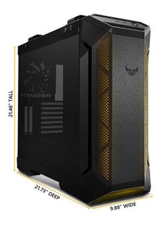 بولت PC-Intel Core i7-12th Gen/16GB/512GBSSD/ASUS Prime X570 Pro/ASUS Dual GeForce RTX™ 2060 EVO GDDR6 6GB/DeepCool GAMMAXX L240-A RGB AIO 240MM/PSU Aerocool LUX RGB 850M-850W (80+Bronze RMA)/ASUS TUF Gaming GT501 case supports up to EATX with Metal Front Panel,Glass Side/Windows 11/ english Grey  - Image 2