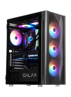 بولت كمبيوتر شخصي Intel Core i7-12th Gen/16GB/512GBSSD/ASUS TUF Gaming Z690 Plus WiFi/EVGA GeForce RTX 3070 FTW3 Ultra Gaming GDDR6 NON LHR 8GB/DeepCool GAMMAXX L240-A RGB AIO 240MM/PSU Cougar 650W GX-F Aurum 80 Plus حافظة كمبيوتر GALAX ذهبية اللون (REV-06) مزودة بـ 4 مراوح/Windows 11/ REV6-  - Image 1