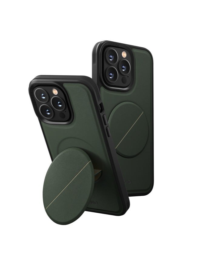 يونيك حافظة وغطاء وقائي لهاتف آيفون 14 برو باللون الأخضر - Image 1