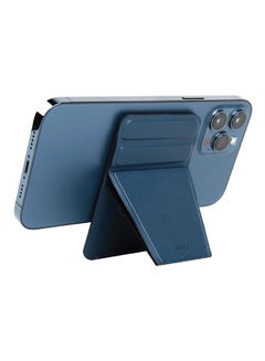 Uniq Lyft Magnetic Snap On Stand And Card Holder Blue  - Image 2