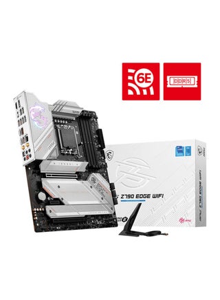 MPG Z790 EDGE DDR5 WIFI For LGA 1700 Socket White Motherboard - pnsku/N70000867V/45/_/1695298068/d5b9d1af-2cbd-4bf4-af57-dc36f5a5b5fd
