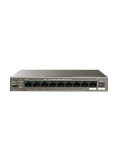 Tenda TEG1110PF-8-102W   9GE+1SFP Ethernet Switch With 8-Port PoE Grey  - Image 1