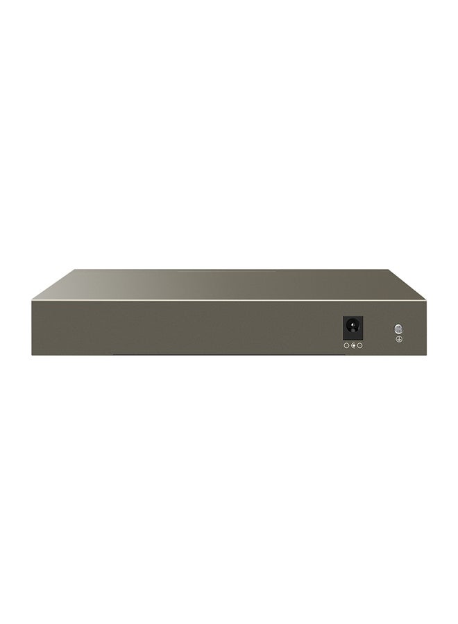 Tenda - TEG1110PF-8-102W   9GE+1SFP Ethernet Switch With 8-Port PoE Grey - Image 1