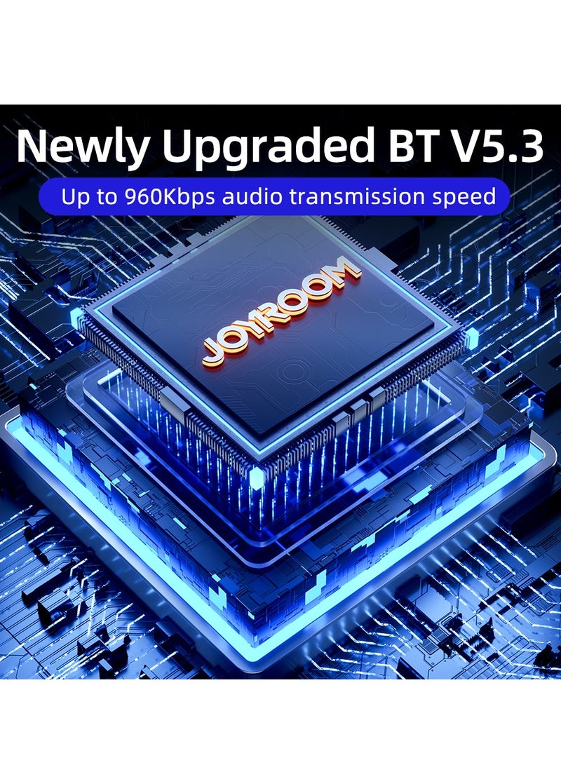 JOYROOM - RGB Bluetooth Wireless Speaker Transparent Shell With Microphone And Light Black - Image 1