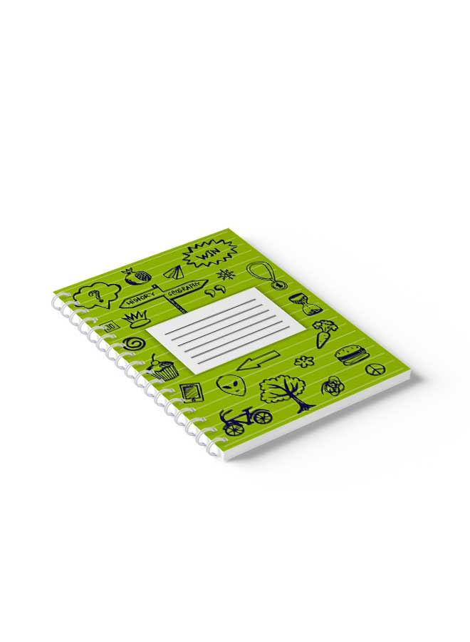 LOWHA Spiral Notebook Back To School Nb Lines2 Green/Black/ - Image 5