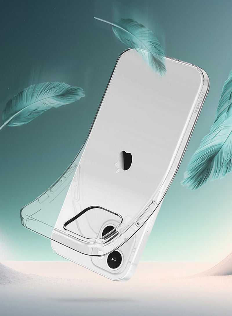 HYPHEN - Aire Clear Soft Case - iPhone 15 Plus - 6.7 Clear - Image 1