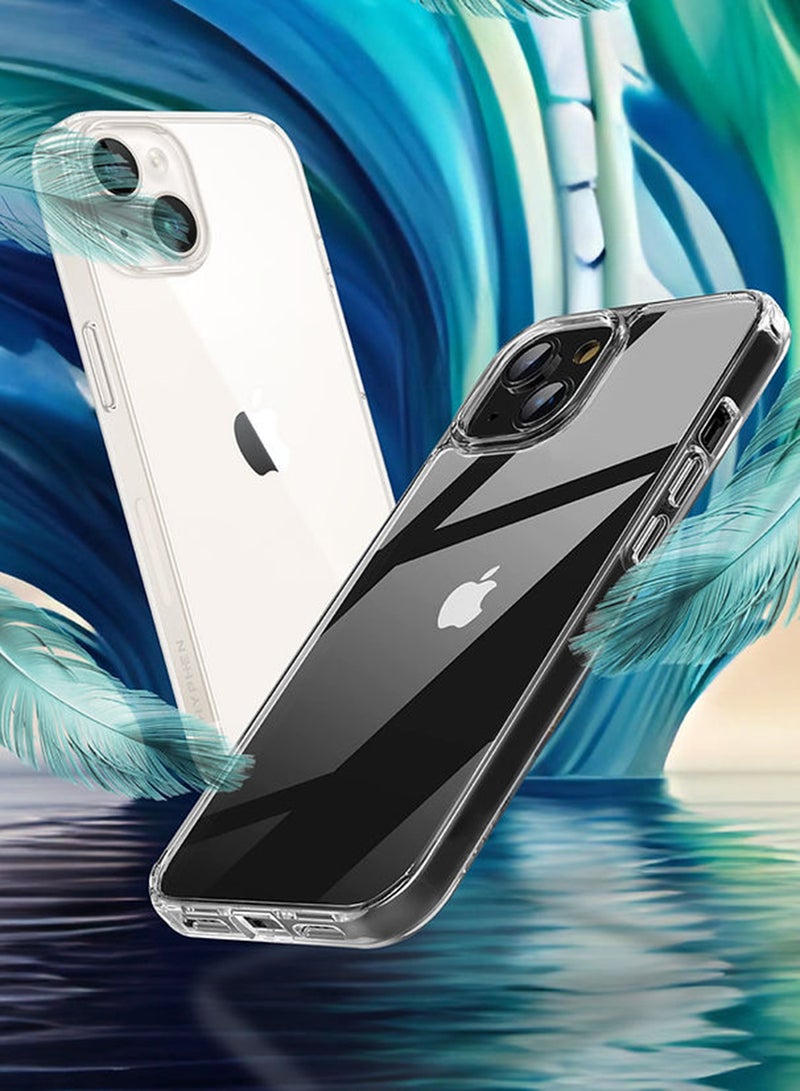 هايفن جراب Aire Clear ناعم - آيفون 15 - 6.1 شفاف - Image 5