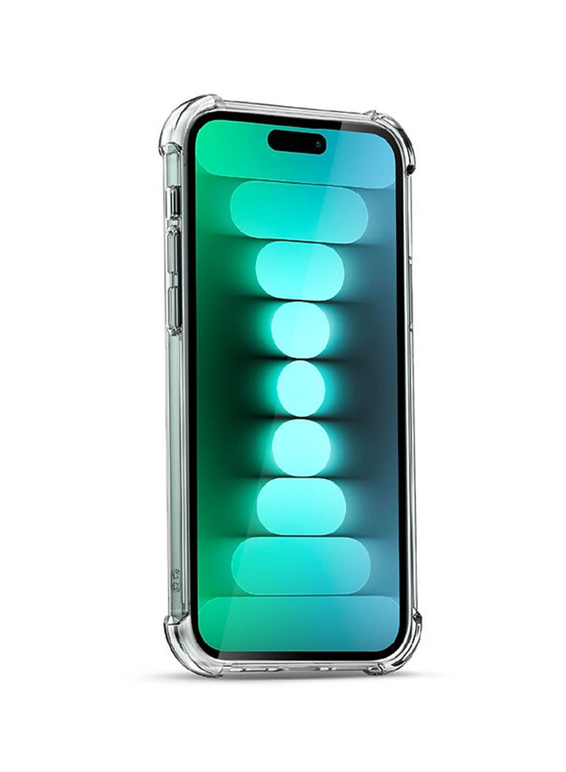 هايفن Duro MagSafe حافظة مقاومة للسقوط بطول 10 أقدام - iPhone 15 Pro - 6.1 شفاف - Image 2