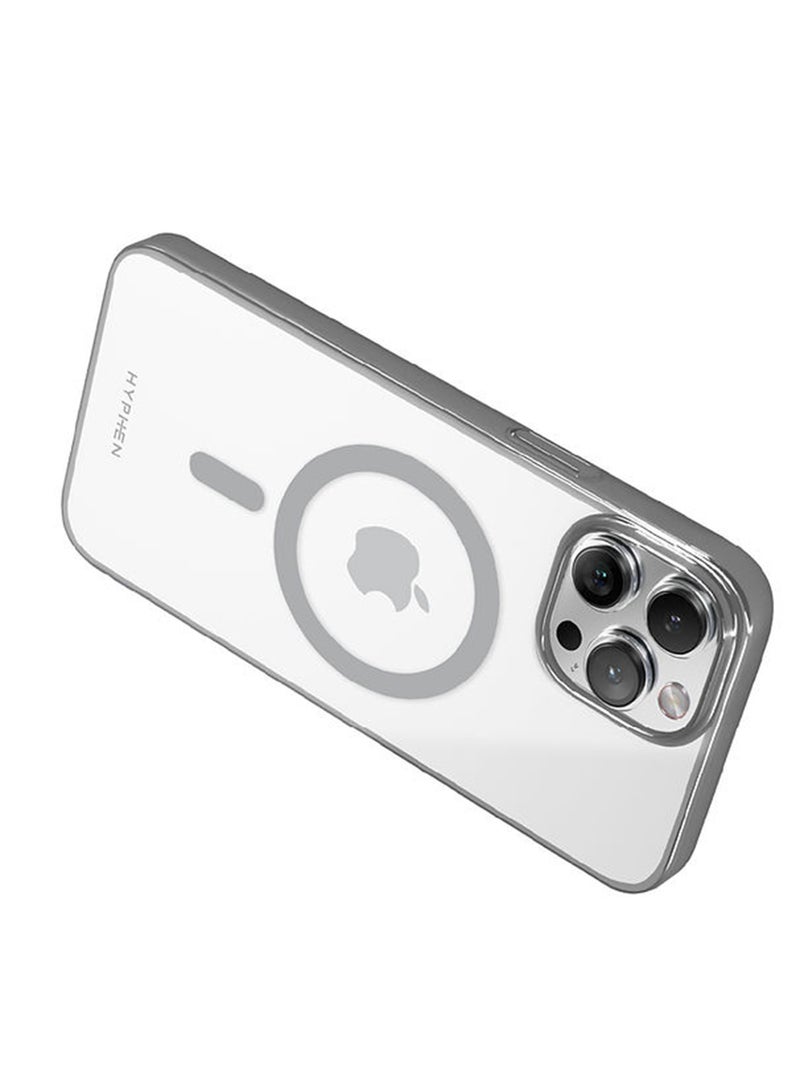HYPHEN Noct MagSafe Frame Case - iPhone 15 Pro - 6.1 Titanium Grey - Image 3