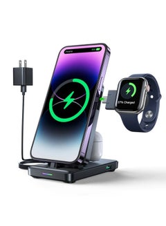 JOYROOM 4-In-1 Foldable Charging Station Black  - Image 2