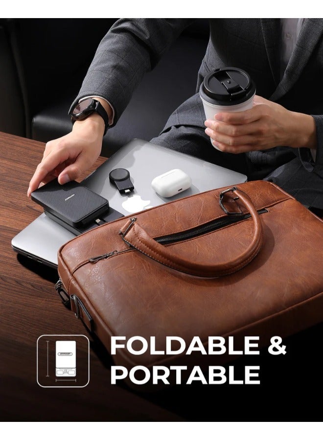 4-In-1 Foldable Charging Station Black