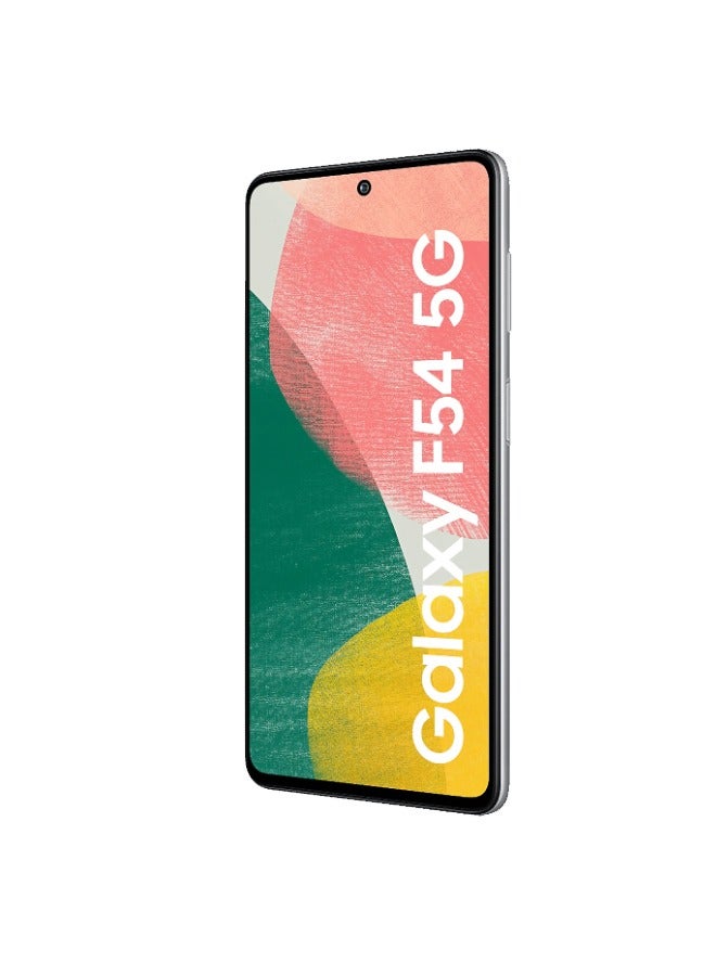 Samsung - Samsung Galaxy F54 5G (8GB RAM) 256 GB Dual Sim Stardust Silver -Indian Version - Image 1