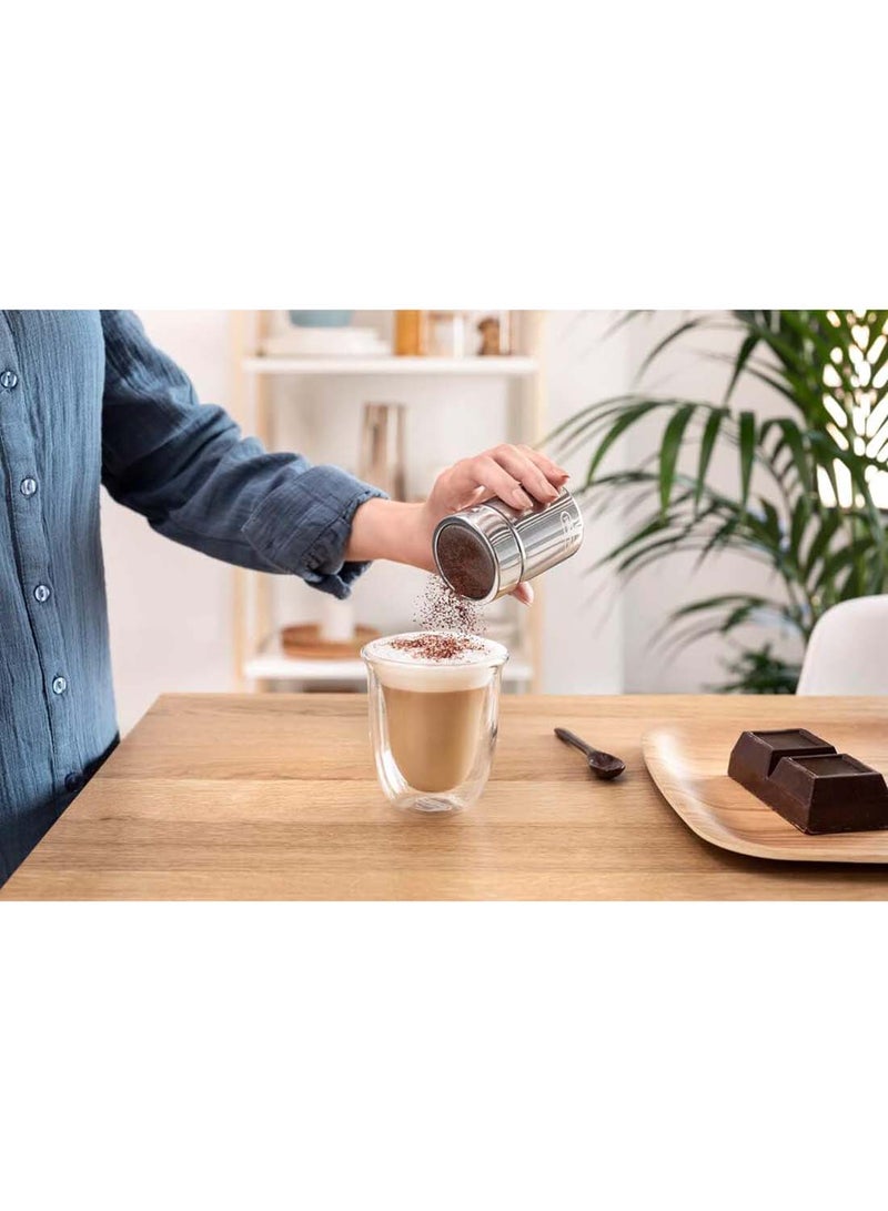De'Longhi Cocoa Shaker And Sprinkler 175 ml 100 W DLSC061 Stainless Steel  - Image 2