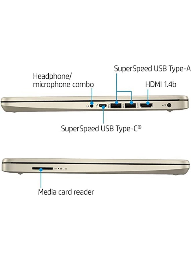 HP 14 لابتوب بشاشة 14 بوصة، معالج كور i7-1255U من الجيل الثاني عشر/16 جيجابايت رام/1 تيرابايت SSD/رسومات إنتل إيريس XE/ويندوز 11 مع حزمة مايكروسوفت أوفيس 2019، حقيبة لابتوب + ماوس لاسلكي + سماعة رأس بلوتوث - Image 3