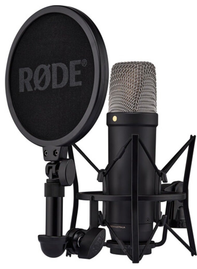 RODE Generation Large-Diaphragm Cardioid Condenser XLR/USB Microphone NT1 5th Black - Image 1