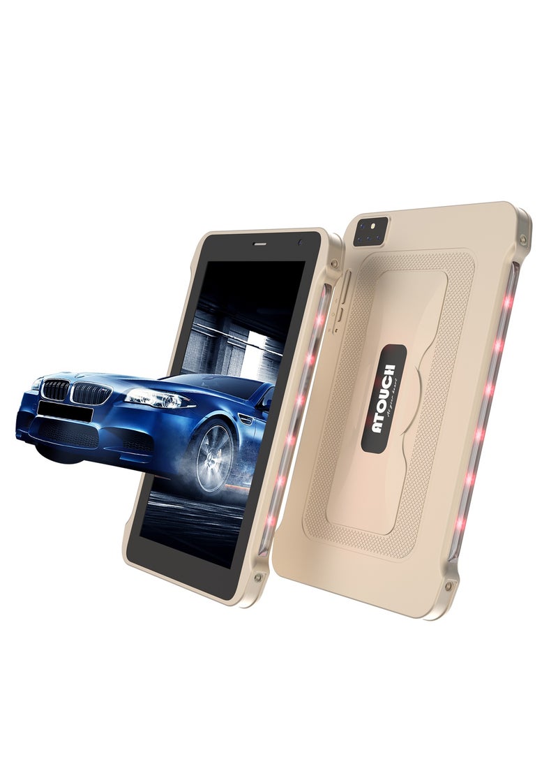 ATOUCH - Smart Android 12.0 IPS 7Inch Display Kids Tablet Wifi 5G SIM OTG Zoom App Supported Tablet With RGB Lights And Transparent Cover - Image 1