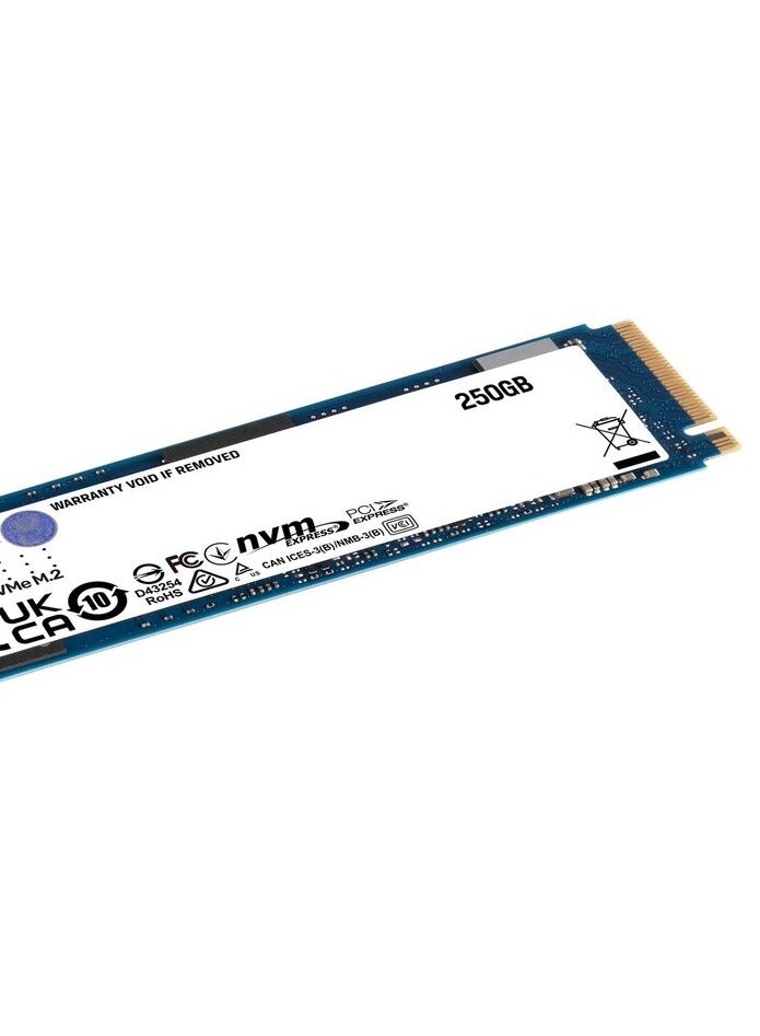 كينغستون - كينغستون NV2 250 جيجابايت M.2 NVMe PCIe 4.0 SSD داخلي - Image 1