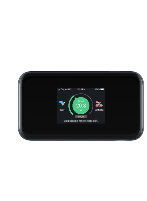 4500 mAh High Speed 5G MYFI Router black