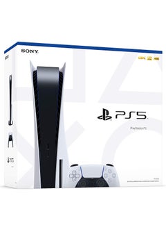 Sony PlayStation 5 Disc Console With Blue Controller And FC 24 (KSA Version)  - Image 2