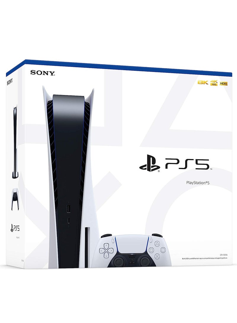 Sony PlayStation 5 Disc Console With Blue Controller And FC 24 (KSA Version)  - Image 2