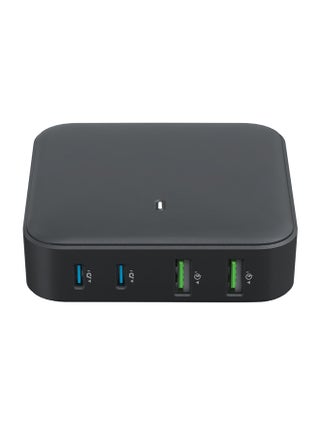 Gan 100W Desktop Charger with 4 Ports, Qualcomm Quick Charge 3.0, Power Delivery PD Technology, 150cm Cable – Fast, Efficient Charging for Multiple Devices Simultaneously - Black - pnsku/N70001363V/45/_/1695208053/f39bd5b8-c78b-4b39-ab6b-3c6310ee576a