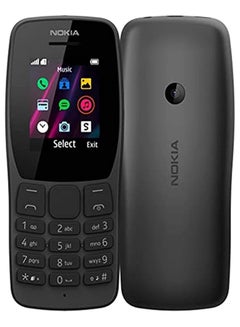 110 Dual SIM pPhone, Black, 4MB RAM, 4MB Internal Memory, Supports 2G Technology