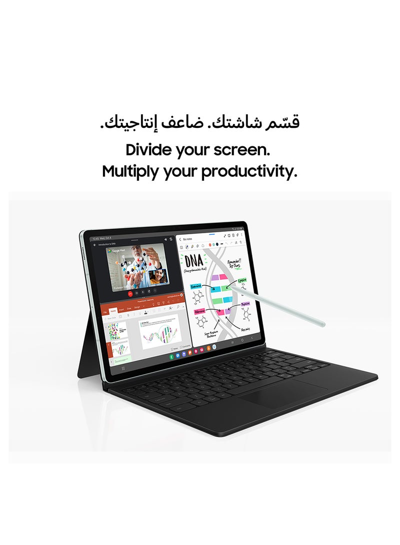 Samsung - Galaxy Tab S9 FE Plus Lavender 8GB RAM 128GB 5G - Middle East Version - Image 1