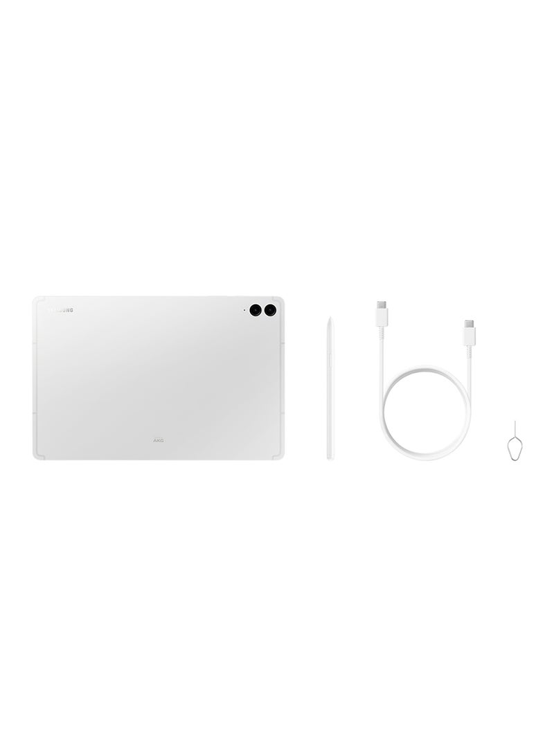 Samsung - Galaxy Tab S9 FE Plus Silver 8GB RAM 128GB 5G - Middle East Version - Image 1