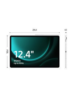Samsung Galaxy Tab S9 FE Plus Gray 12GB RAM 256GB 5G - Middle East Version  - Image 4
