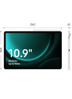 Samsung Galaxy Tab S9 FE Mint 8GB RAM 256GB Wifi - Middle East Version  - Image 4