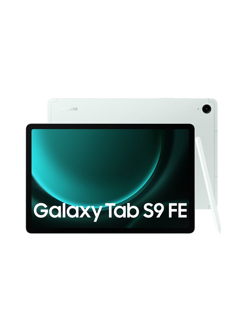 Samsung - Galaxy Tab S9 FE Mint Green 8GB RAM 256GB 5G - Middle East Version - Image 1