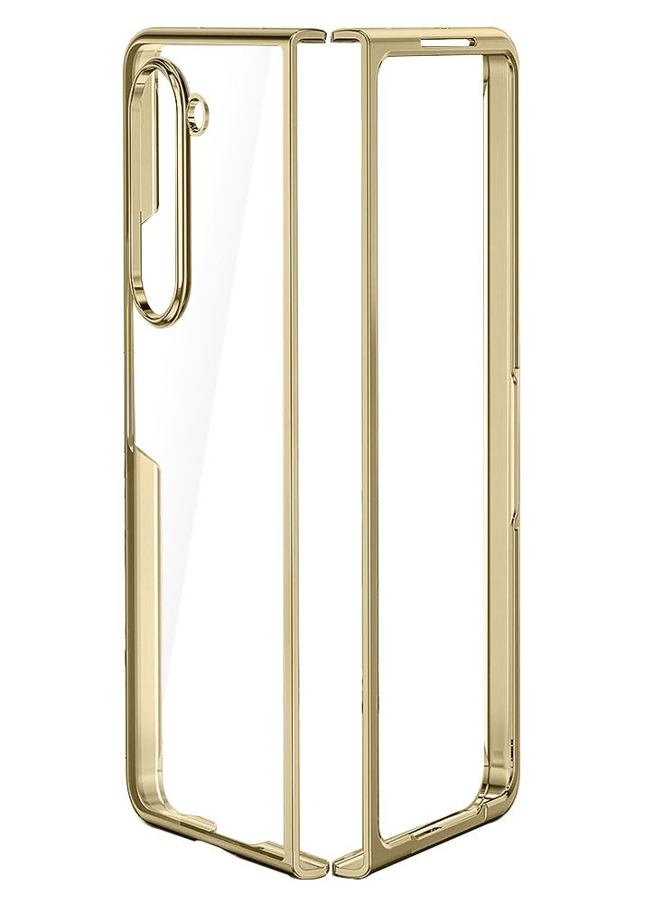 مارجون هاتف Samsung Galaxy Z Fold 5 ذو التغطية الكاملة والطلاء الكهربائي الشفاف - Image 3