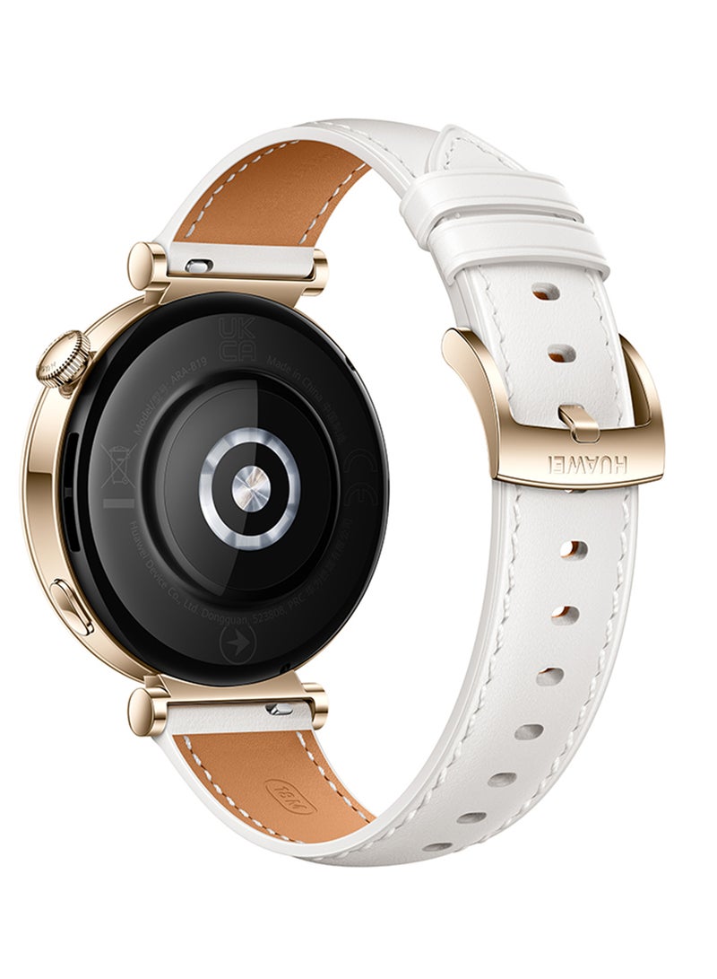 Watch GT4 41mm Smartwatch + Freebuds SE + Strap, 7-Day Battery Life, Pulse Wave Analysis, Female Health Management 3.0, 24/7 Health Monitoring, Compatible With Android And iOS White