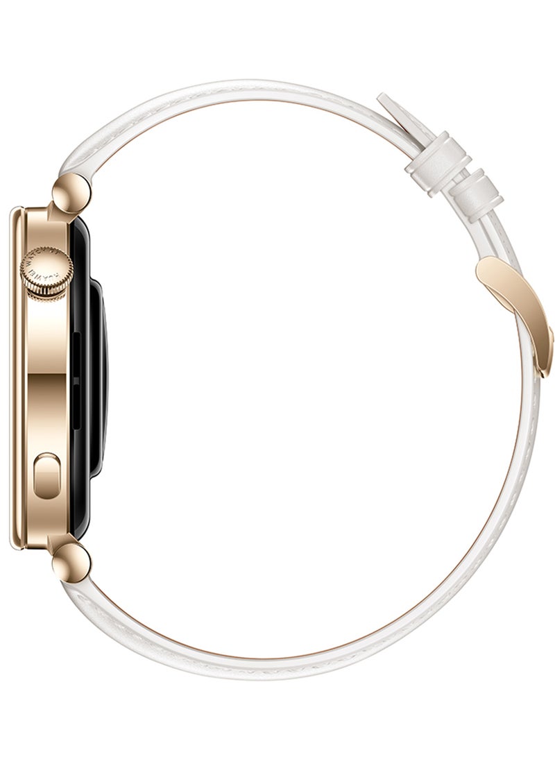 Watch GT4 41mm Smartwatch + Freebuds SE + Strap, 7-Day Battery Life, Pulse Wave Analysis, Female Health Management 3.0, 24/7 Health Monitoring, Compatible With Android And iOS White