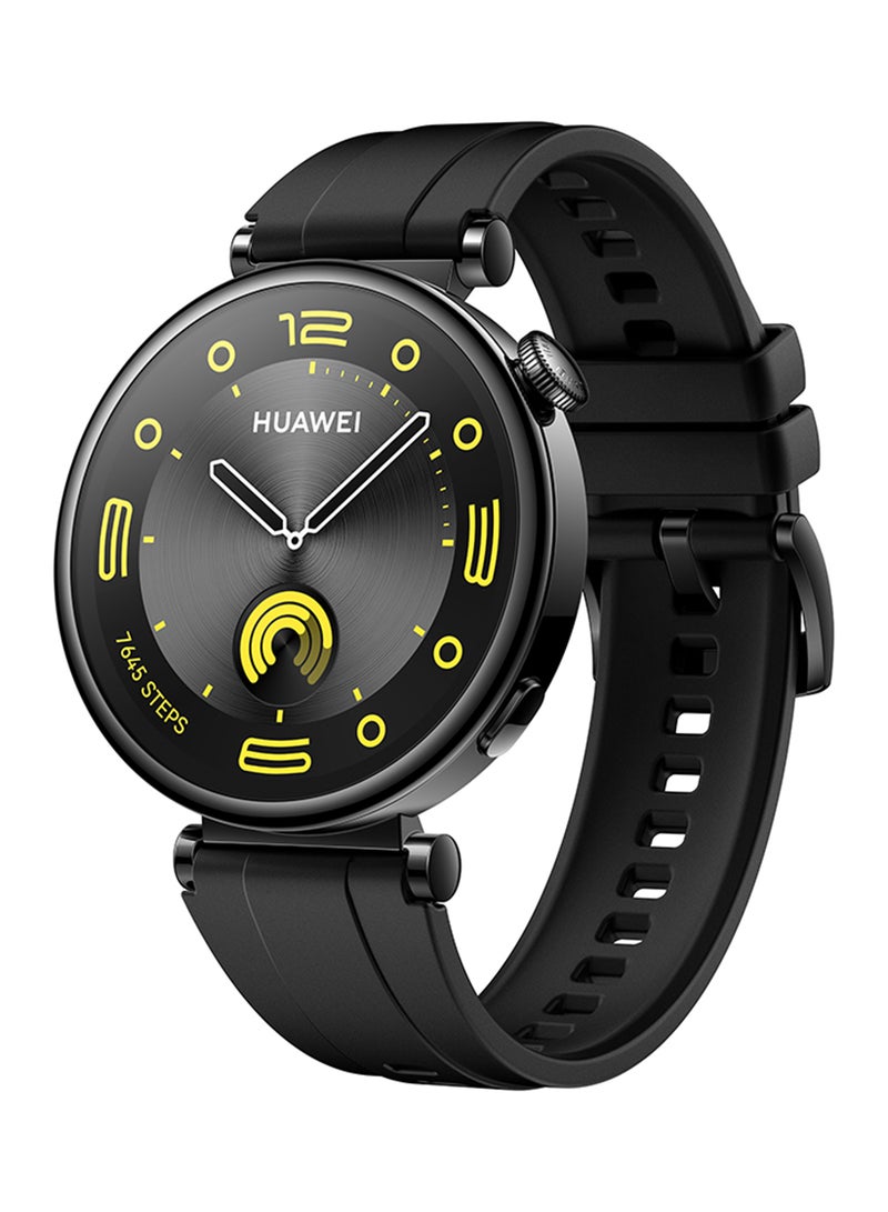 HUAWEI - Watch GT4 41mm Smartwatch, + Scale3 + Strap, 7-Day Battery Life, Pulse Wave Analysis, Female Health Management 3.0, 24/7 Health Monitoring, Compatible With Andriod And iOS Black - Image 1