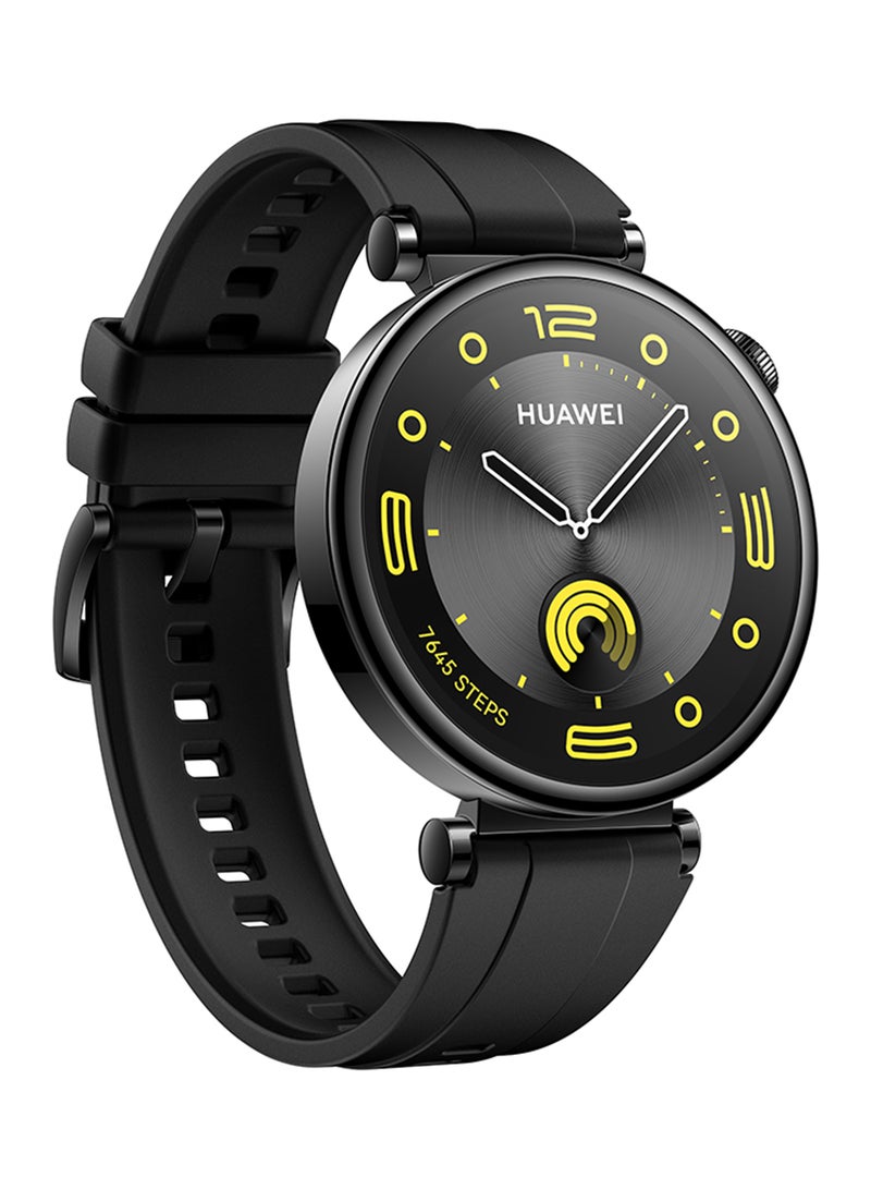 HUAWEI - Watch GT4 41mm Smartwatch, + Scale3 + Strap, 7-Day Battery Life, Pulse Wave Analysis, Female Health Management 3.0, 24/7 Health Monitoring, Compatible With Andriod And iOS Black - Image 1