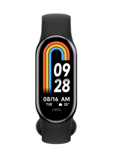 Smart Band 8 (BHR7165GL) – Graphite Black, 1.62" AMOLED, Heart Rate & SpO₂ Monitor, 100+ Sports Modes, 16-Day Battery, 5ATM Water Resistance Graphite Black