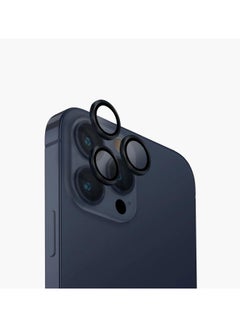 Uniq Optix iPhone 15 Pro Max Aluminium Camera Lens Protector Deep Navy Dark Blue 