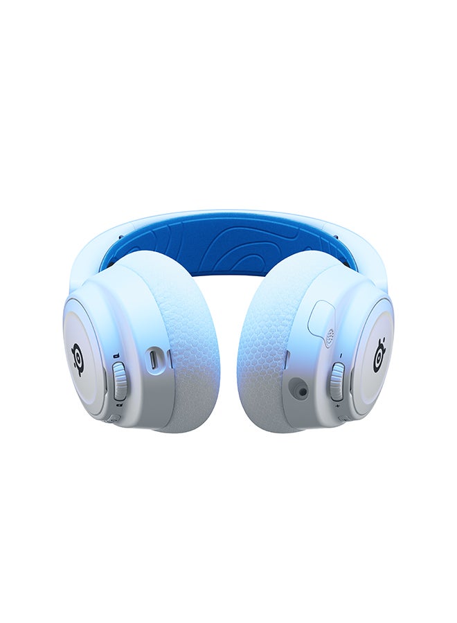 steelseries Arctis Nova 7P Wireless Multi-System Gaming & Mobile Headset, Nova Acoustic System, 2.4GHz & Simultaneous Bluetooth, 38Hr Battery, ClearCast Gen2 Mic, PlayStation, PC, White | 61561  - Image 3