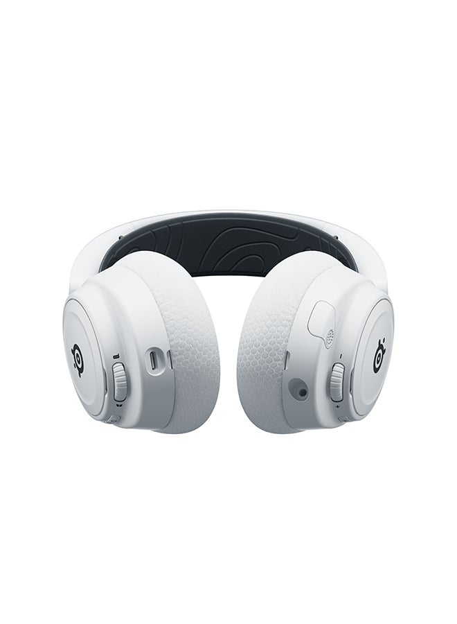 steelseries - Arctis Nova 7X Wireless Multi System Gaming & Mobile Headset, Nova Acoustic System, 2.4GHz+Bluetooth, 38Hr Battery, ClearCast Gen2 Mic, For Xbox Series X|S, PC, PS5, White | 61567 - Image 1