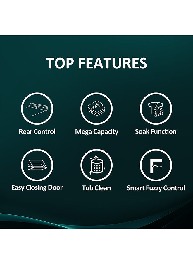 Hisense Top Load Fully Automatic Washing Machine, Mega Capacity And Powerful Waterfall 17 kg WT3T1723UT Grey - Image 3