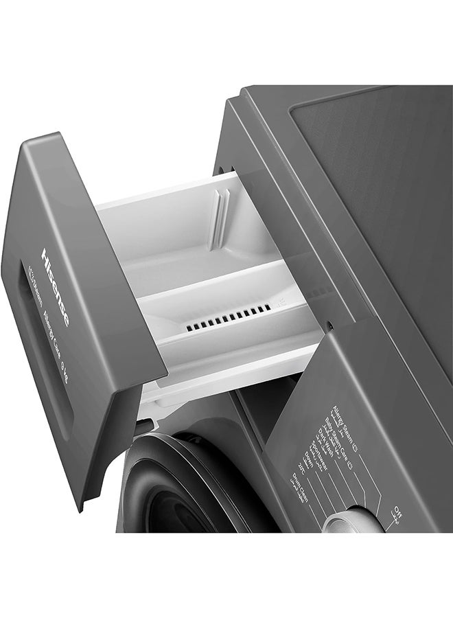 Hisense - Front Load Washing Machine 1400 RPM 9 kg WFPV9014EVMT Titanium Grey - Image 1
