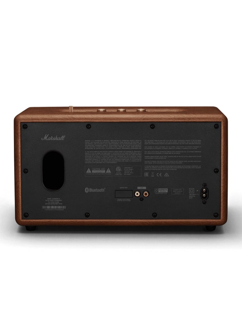 Marshall - Stanmore III 50W Premium Home Wireless Speaker With Bluetooth 5.2 And Multiple Inputs - Enjoy Signature Sound (Brown) Brown - Image 1