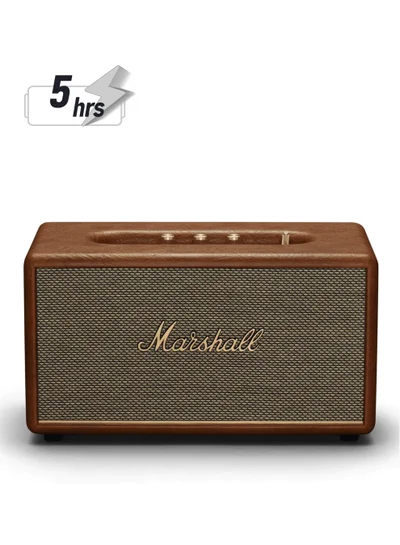 Marshall Stanmore III 50W Premium Home Wireless Speaker With Bluetooth 5.2 And Multiple Inputs - Enjoy Signature Sound (Brown) Brown