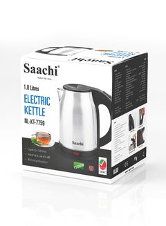 Saachi Electric Kettle With Automatic Shut-Off 1.8 L 1500 W NL-KT-7759-BK Black  - Image 2